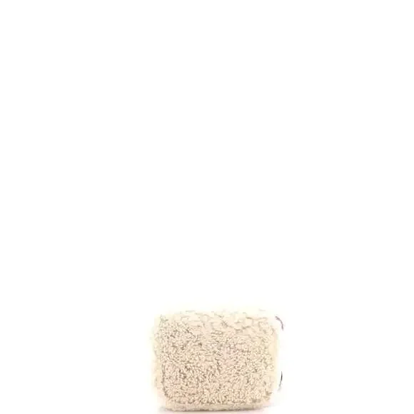 Celine Triomphe Shoulder Bag Shearling #227416C18B - Picture 3 of 8